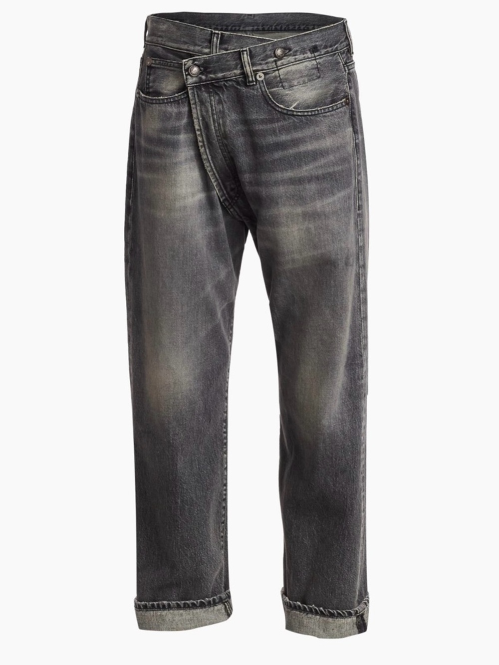 R13 Crossover jeans in Leyton Black - Picture 4 of 5